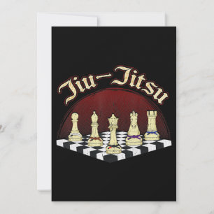 Cartes Pour Fêtes Annuelles ceinture noire brésilienne djiu jitsu