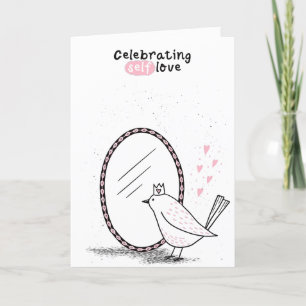 Cartes Pour Fêtes Annuelles Célébration de l'amour de soi 
