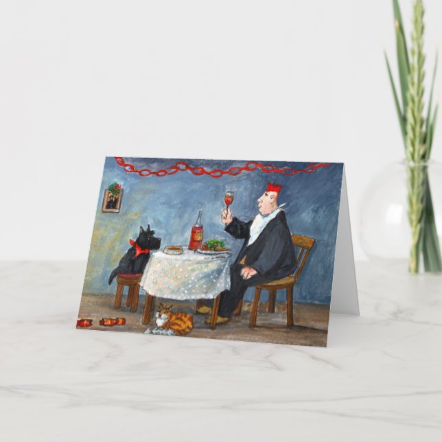 Cartes Pour Fêtes Annuelles Célébration de Noël (Devant)