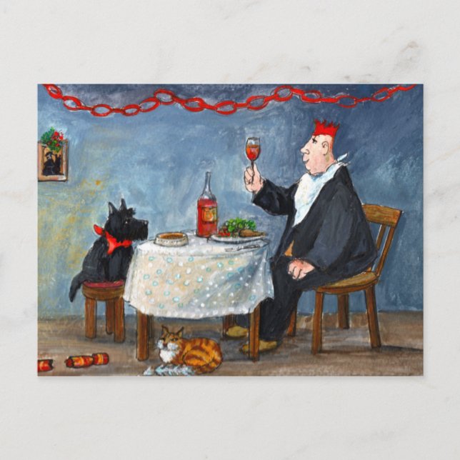 Cartes Pour Fêtes Annuelles Célébration de Noël (Devant)