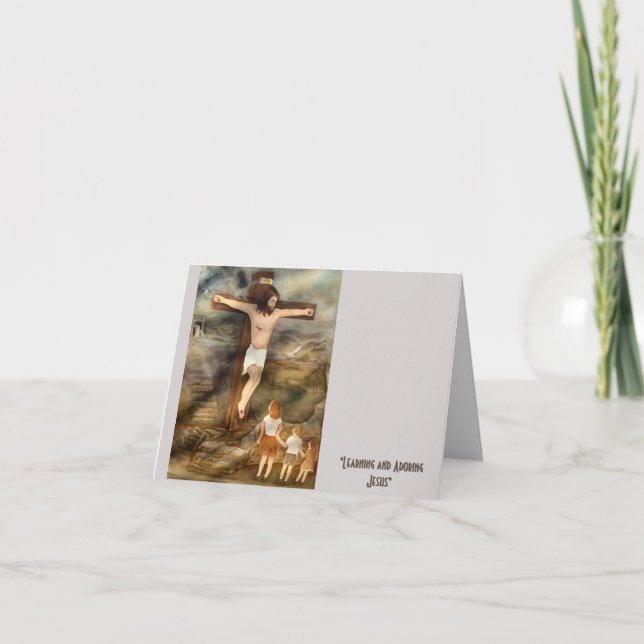 Cartes Pour Fêtes Annuelles Célébration de Notre Seigneur (Devant)