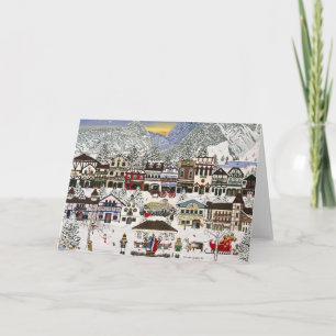 Cartes Pour Fêtes Annuelles Célébration des vacances dans Leavenworth