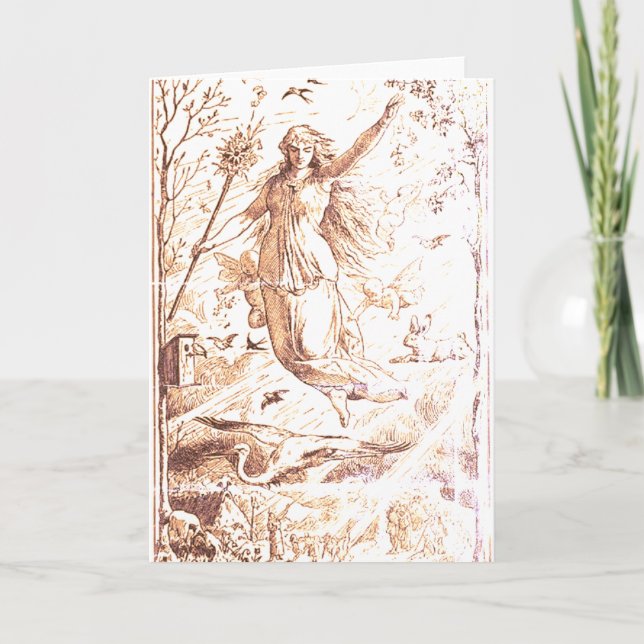 Cartes Pour Fêtes Annuelles Célébration païenne de ressort (Devant)