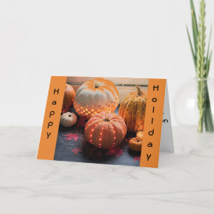 CARTES POUR FÊTES ANNUELLES CÉLÉBRER CETTE "SAISON D'AUTOMNE*-TOUJOURS UNE RAI