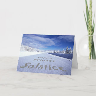 Cartes Pour Fêtes Annuelles Célébrer le solstice d'hiver