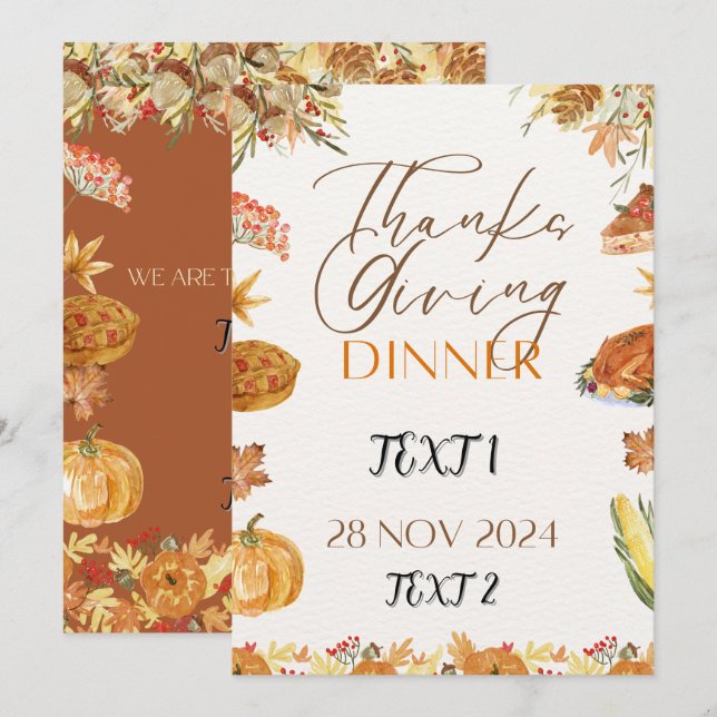 Cartes Pour Fêtes Annuelles Célébrer l'unité (Devant / Derrière)