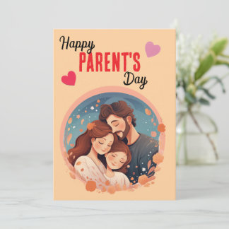 Cartes Pour Fêtes Annuelles "Célébrer Vous, Maman & Papa"