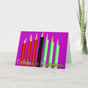 Cartes Pour Fêtes Annuelles Célébrez Kwanzaa