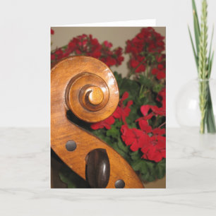 Cartes Pour Fêtes Annuelles Cello Scroll