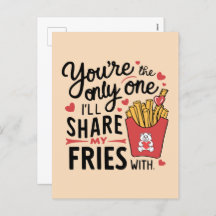 Celui que je partagerai Mes Fries avec des Valenti