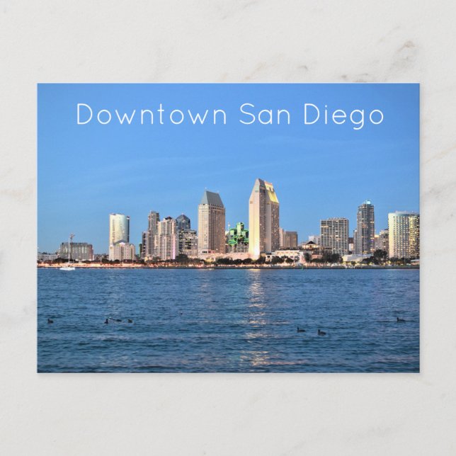 Cartes Pour Fêtes Annuelles Centre-ville de San Diego (Devant)