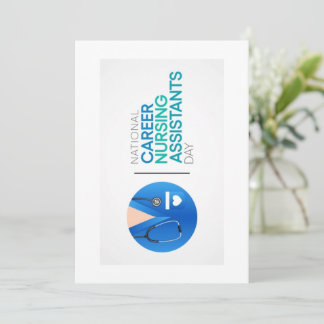 Cartes Pour Fêtes Annuelles Certified Nurses Aide Week Greeting Card