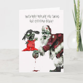 Cartes Pour Fêtes Annuelles Cerveau de Noël