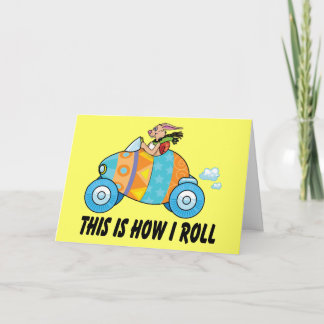 Cartes Pour Fêtes Annuelles C'Est Comme Ça Que Je Roule Le Lapin De Pâques