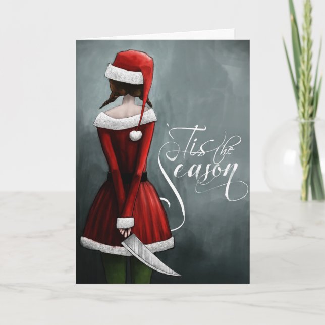 Cartes Pour Fêtes Annuelles 'C'est la saison (Devant)