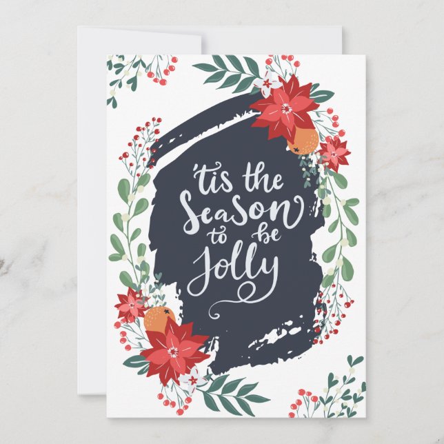 Cartes Pour Fêtes Annuelles C'est la saison d'être joyeux (Devant)