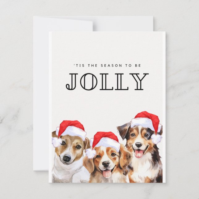 Cartes Pour Fêtes Annuelles C'est la saison d'être joyeux (Devant)