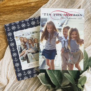 Cartes Pour Fêtes Annuelles C'est la saison Photo marine côtière