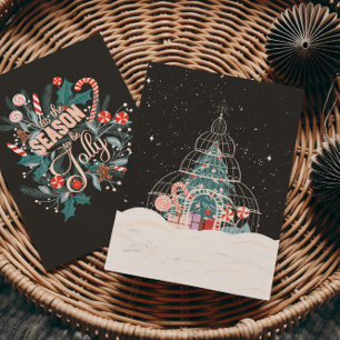 Cartes Pour Fêtes Annuelles C'est la saison pour être joyeux