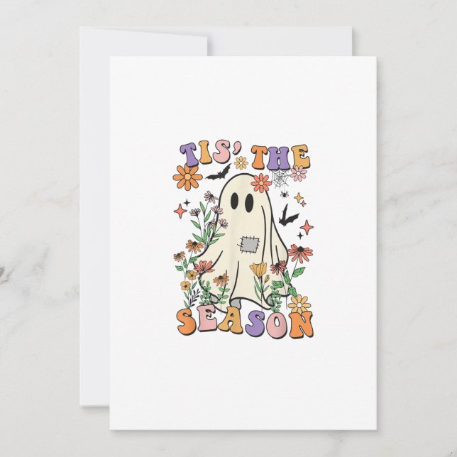 Cartes Pour Fêtes Annuelles C'Est La Saison Retro Halloween Party Funny tendan (Devant)