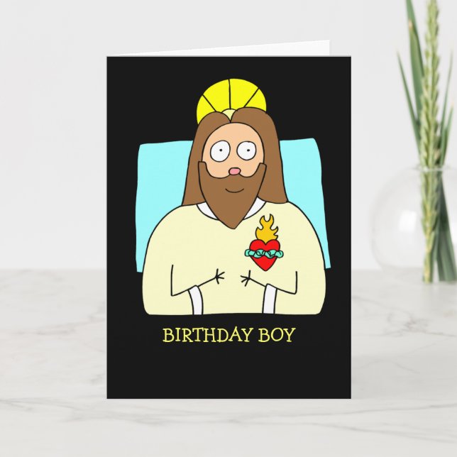 CARTES POUR FÊTES ANNUELLES C'EST L'ANNIVERSAIRE DE JÉSUS (Devant)