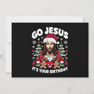 Cartes Pour Fêtes Annuelles C'est l'anniversaire de Jésus Sweat de Noël laid