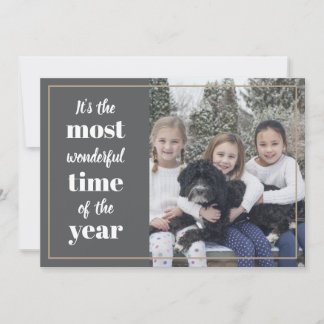 Cartes Pour Fêtes Annuelles C'est le moment le plus merveilleux de l'année pho