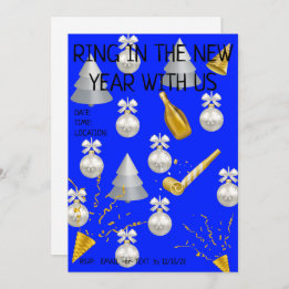 Cartes Pour Fêtes Annuelles C'est l'heure de faire la fête ! (vide)