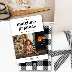 Cartes Pour Fêtes Annuelles 'C'est mignon Pyjamas Correspondant Saison Un Cart
