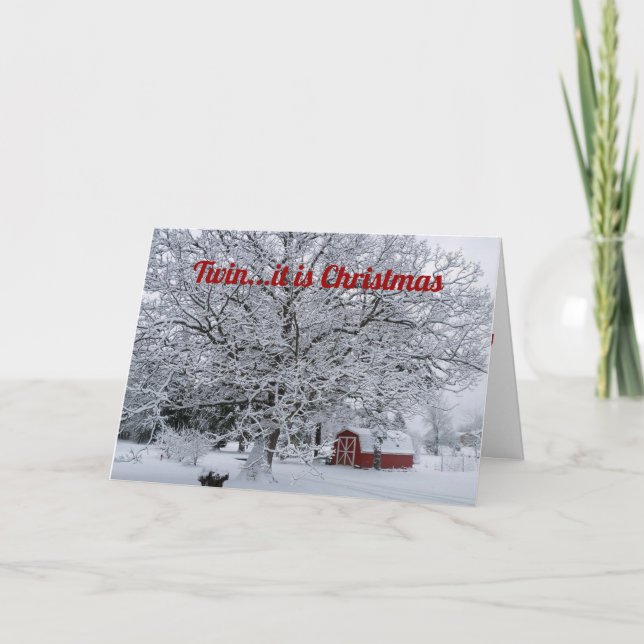 CARTES POUR FÊTES ANNUELLES C'EST NOËL TWIN-HOPE C'EST SPÉCIAL COMME VOUS (Devant)