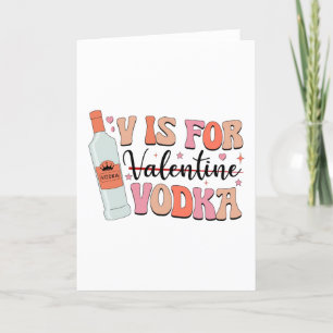 Cartes Pour Fêtes Annuelles C'est pour Vodka Cadeau drôle de Galentines Day