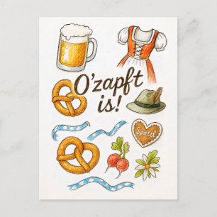 Cartes Pour Fêtes Annuelles C'est tiré ! Fête festive d'Oktoberfest