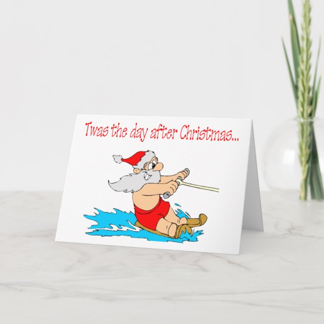 Cartes Pour Fêtes Annuelles C'Était Le Jour Après Noël (Devant)