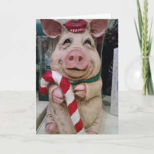 CARTES POUR FÊTES ANNUELLES CETTE PETITE PIGGIE DIT JOYEUSE NOËL