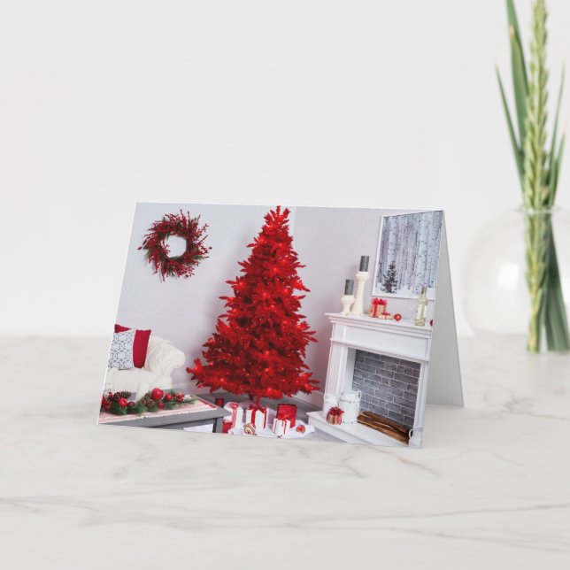 CARTES POUR FÊTES ANNUELLES **CETTE SAISON VOUS SOUHAITE MERRY NOËL** (Devant)