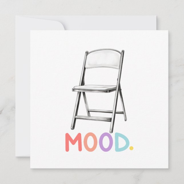 Cartes Pour Fêtes Annuelles Chaise pliante Humeur Montgomery Alabama Brawl (Devant)