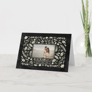 Cartes Pour Fêtes Annuelles Chalet de feuillage d'hiver