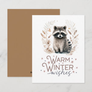 Cartes Pour Fêtes Annuelles Chaleureux désir d'hiver