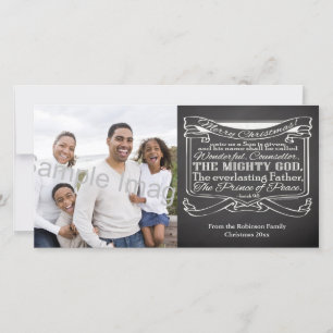 Cartes Pour Fêtes Annuelles Chalkboard