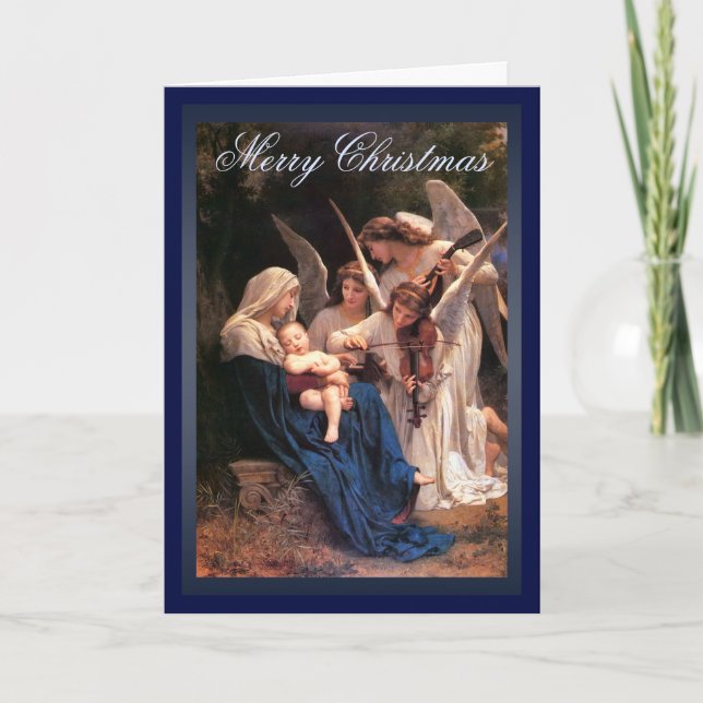 Cartes Pour Fêtes Annuelles Chanson des Angels (Devant)