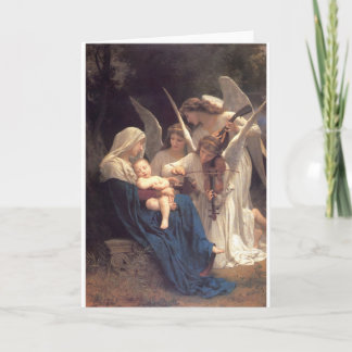Cartes Pour Fêtes Annuelles Chanson des anges - William-Adolphe Bouguereau