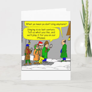Cartes Pour Fêtes Annuelles chansons de noël x71 sur bande dessinée iPhone