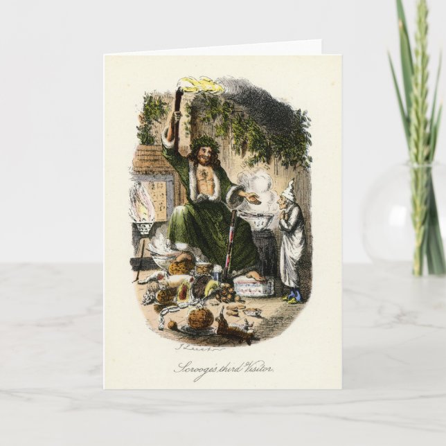 Cartes Pour Fêtes Annuelles Chant de Noël - fantôme de cadeau de Noël (Devant)