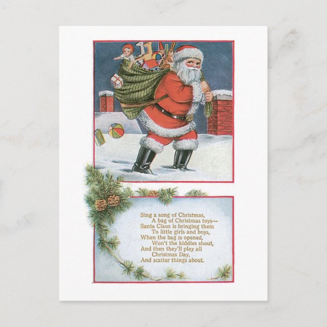 Cartes Pour Fêtes Annuelles Chanter une chanson de Noël (Devant)
