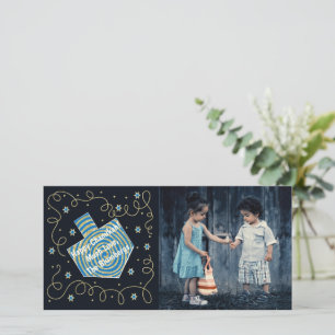 Cartes Pour Fêtes Annuelles Chanukah Dreidel Pinwheel
