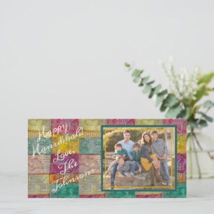 Cartes Pour Fêtes Annuelles Chanukah Menorahs