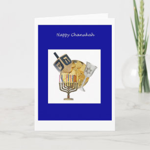 Cartes Pour Fêtes Annuelles Chanukkah Dreidel
