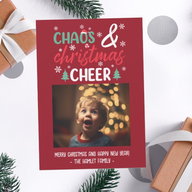 Cartes Pour Fêtes Annuelles Chaos amusant et fête de Noël (Créateur téléchargé)
