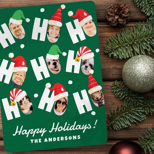 Cartes Pour Fêtes Annuelles Chapeaux de Père Noël modernes mignons neuf photos (Créateur téléchargé)