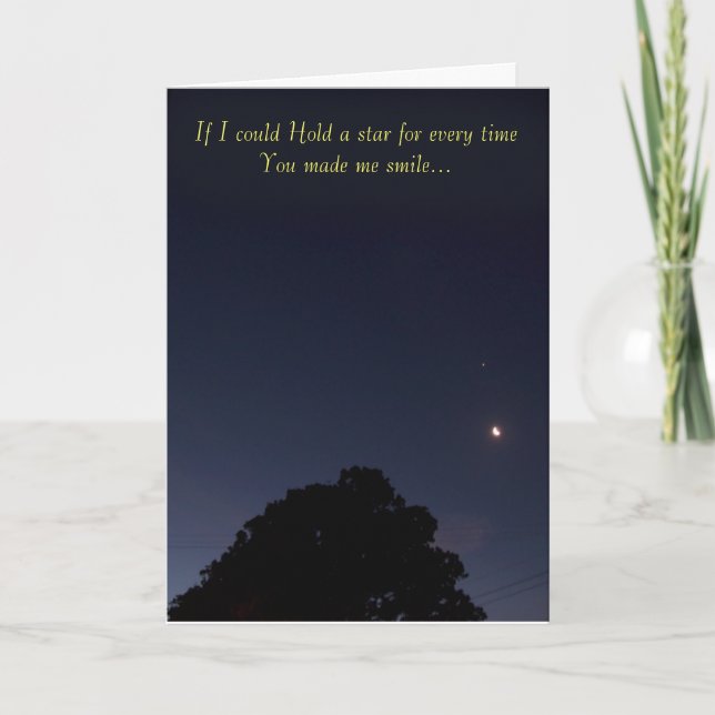 Cartes Pour Fêtes Annuelles Chaque fois que vous m'incitez à sourire (Devant)